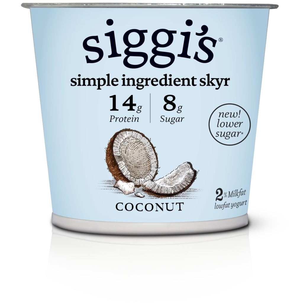 Siggi S Icelandic Yogurt Coconut Low Fat