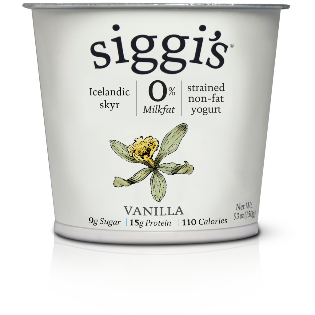 Siggis Icelandic Yogurt Vanilla Non Fat