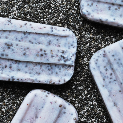 Blueberry Chia Pudding Pops