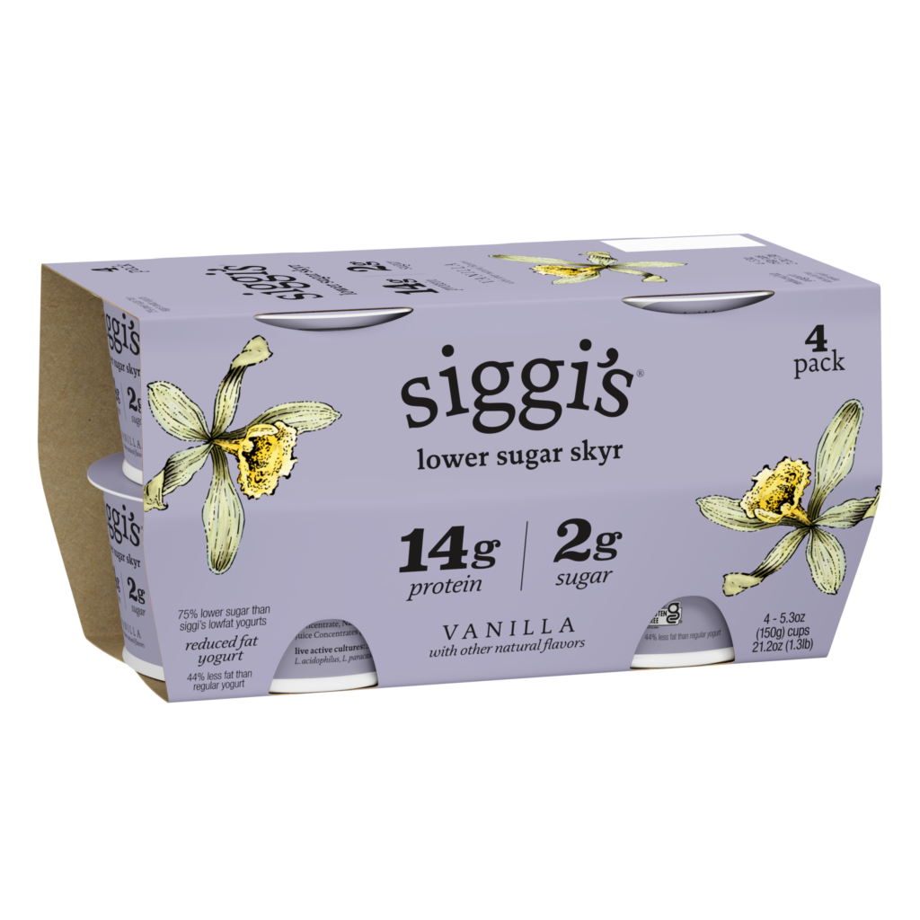 Vanilla (5.3oz) Skyr Icelandic Low-Fat Lower Sugar Yogurt 4ct Multipack