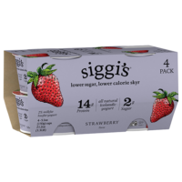 Strawberry (5.3oz) Skyr Icelandic Low-Fat Lower Sugar Yogurt 4ct Multipack