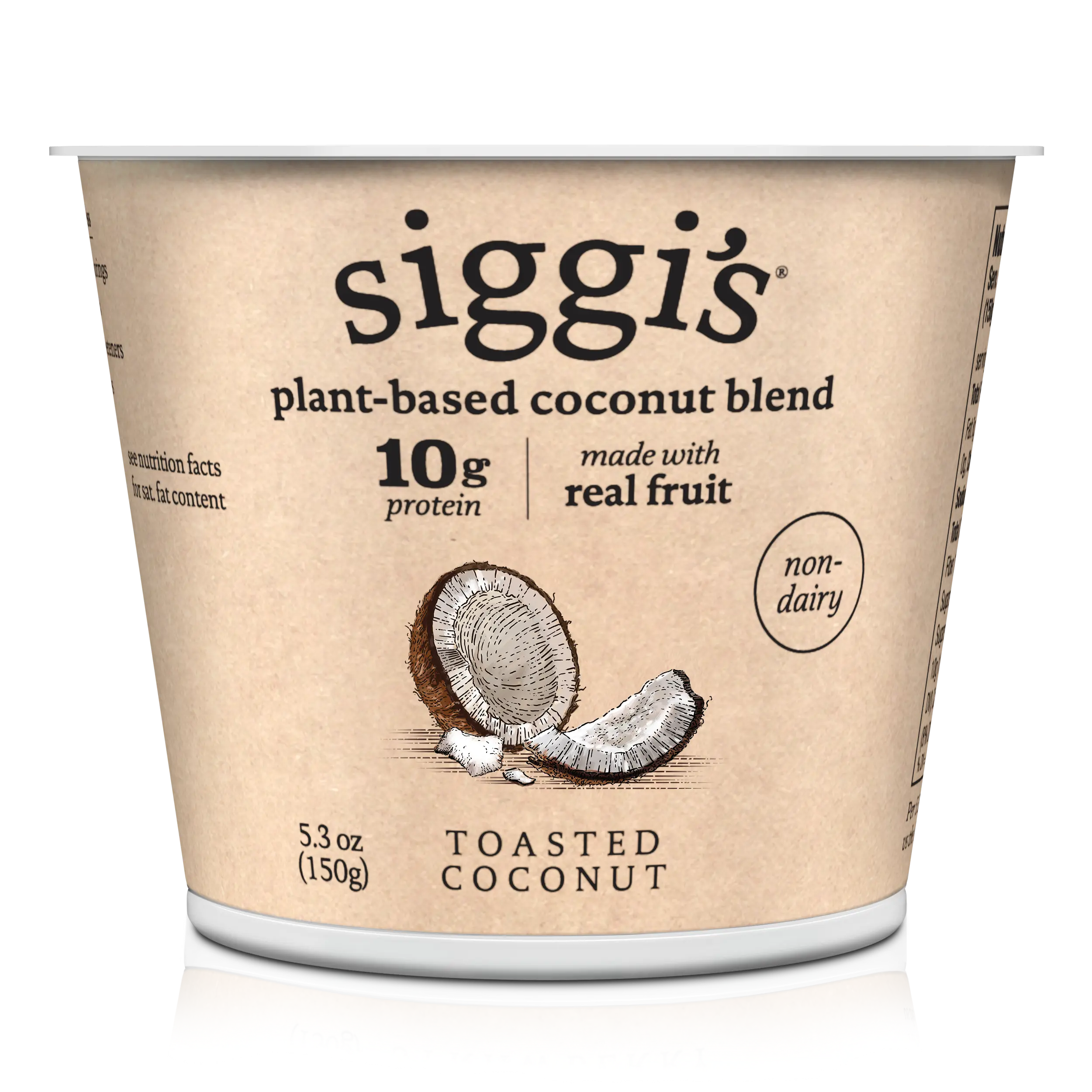 toasted coconut plant based