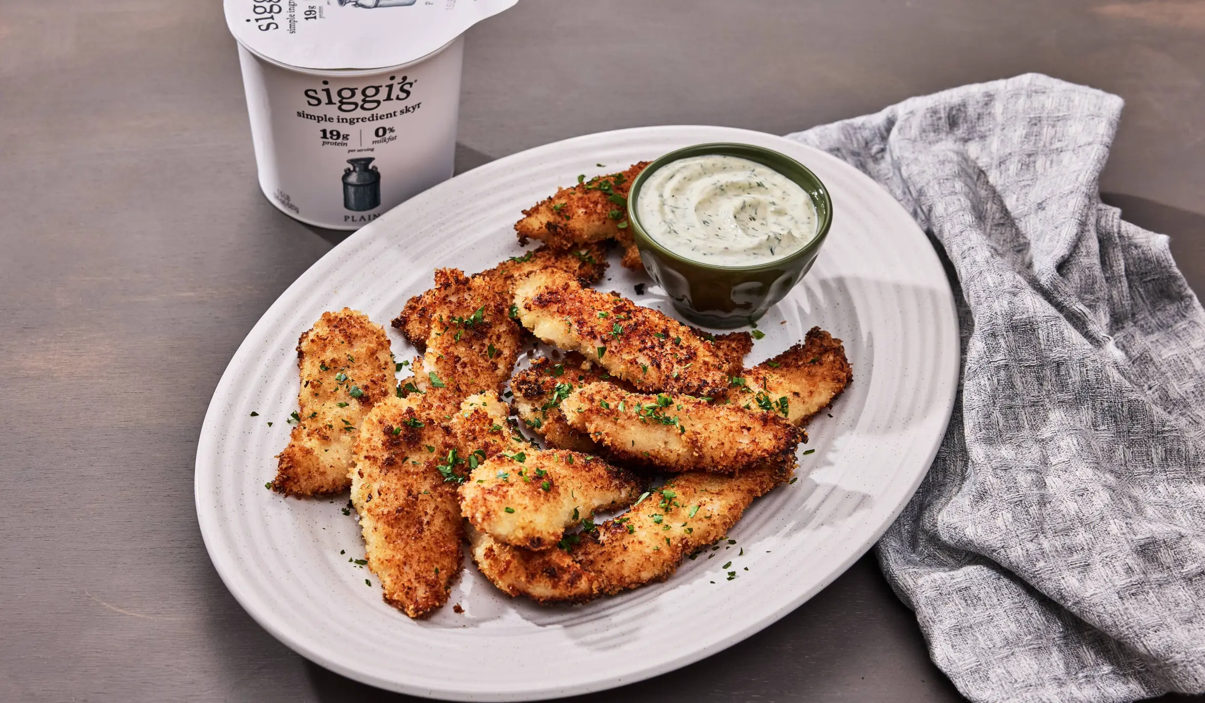 baked skyr chicken tenders