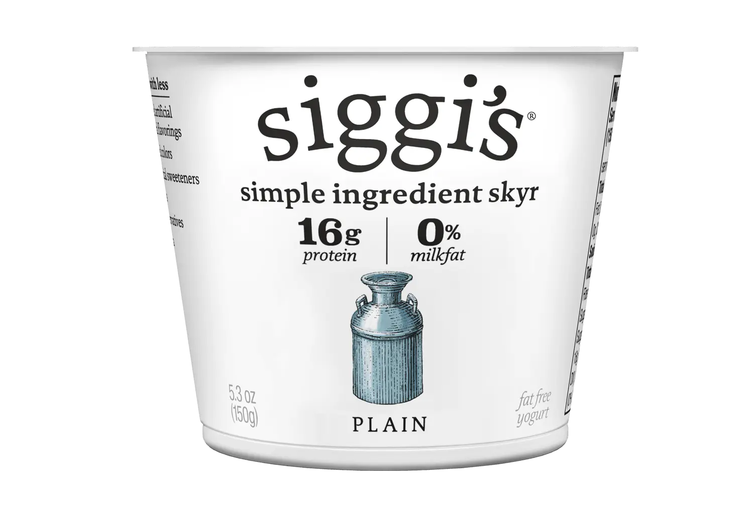 Siggi's plain nonfat skyr
