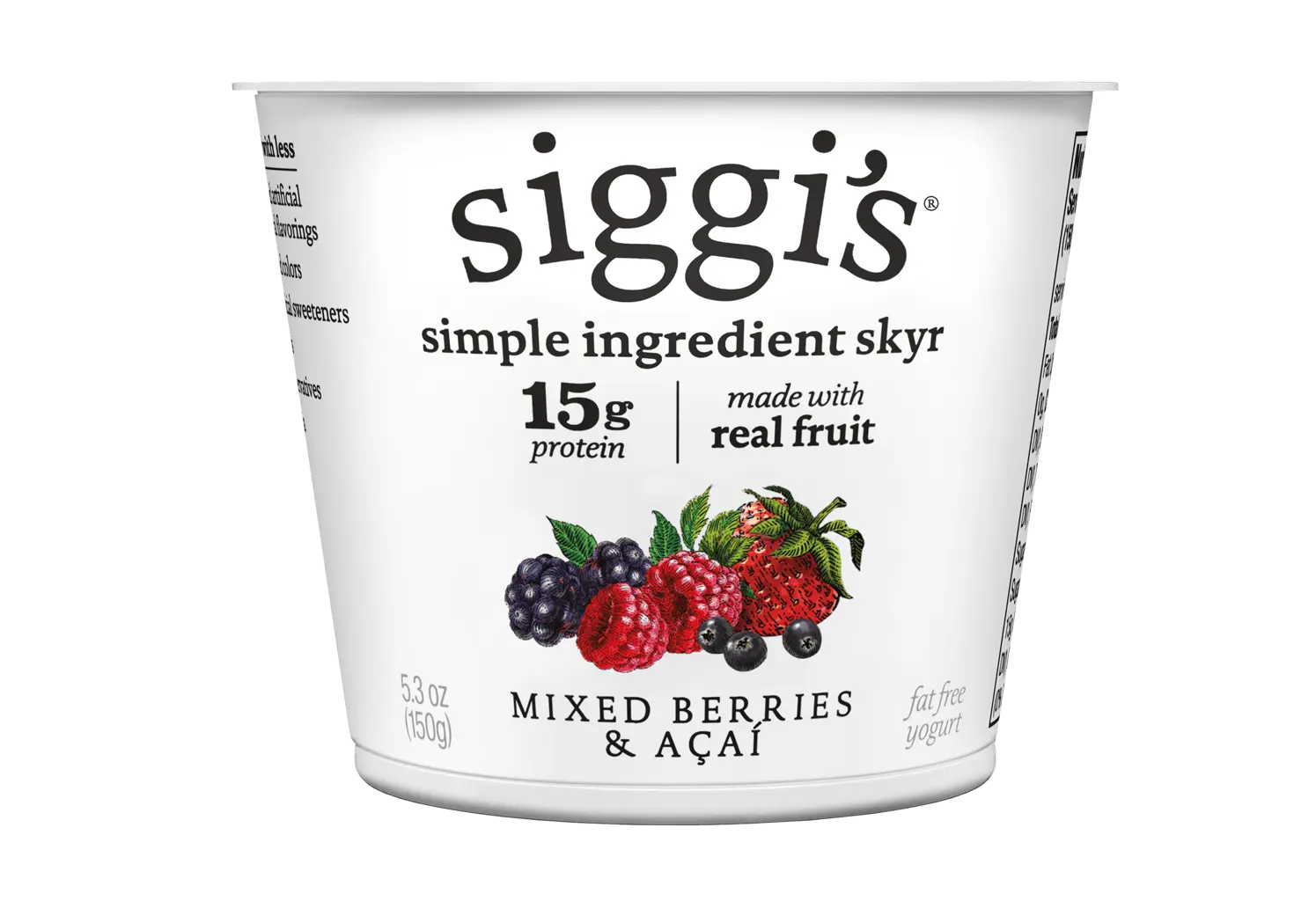 mixed berries açaí nonfat skyr