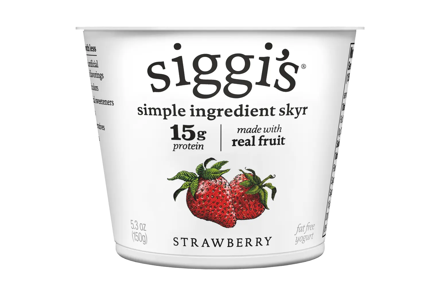 strawberry nonfat skyr