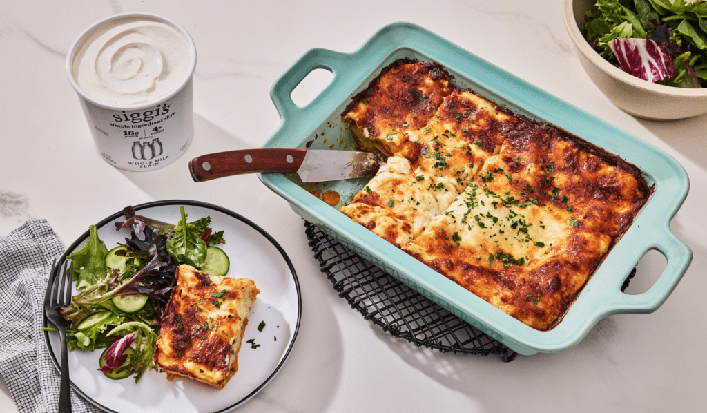 siggi's Icelandic yogurt - sage butternut squash lasagna