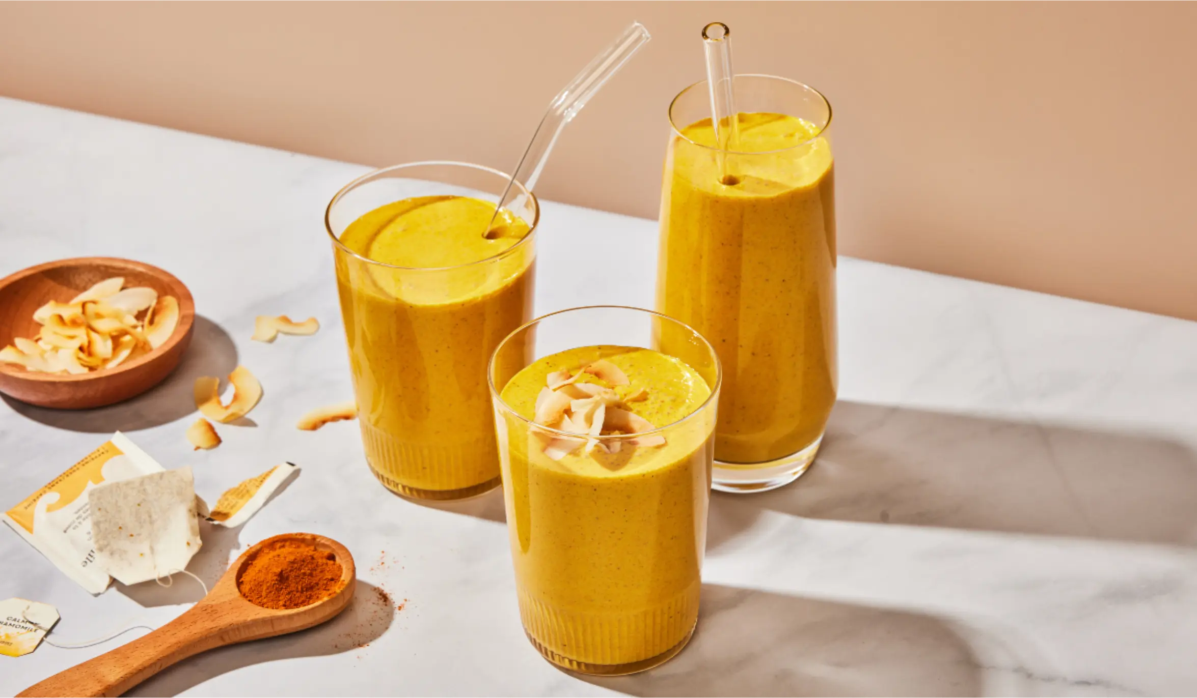 coconut golden milk smoothie