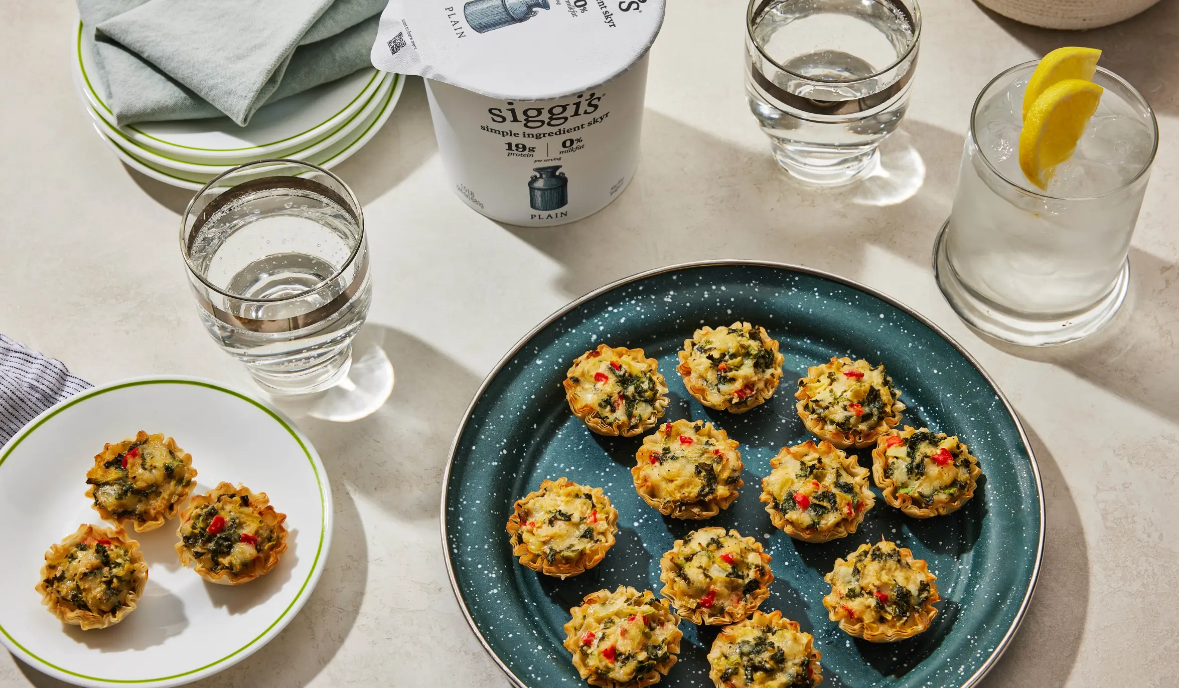 kale artichoke bites