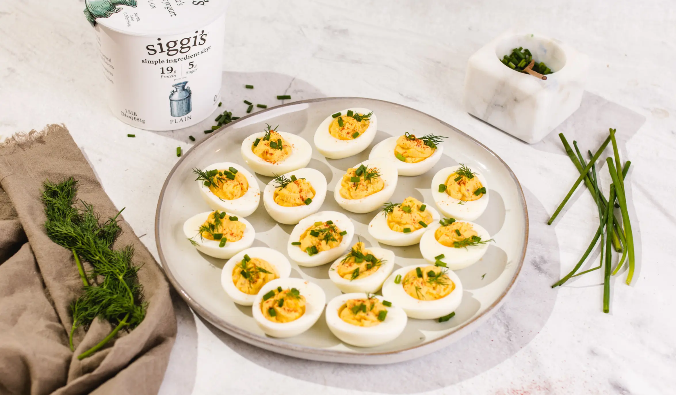 deviled eggs