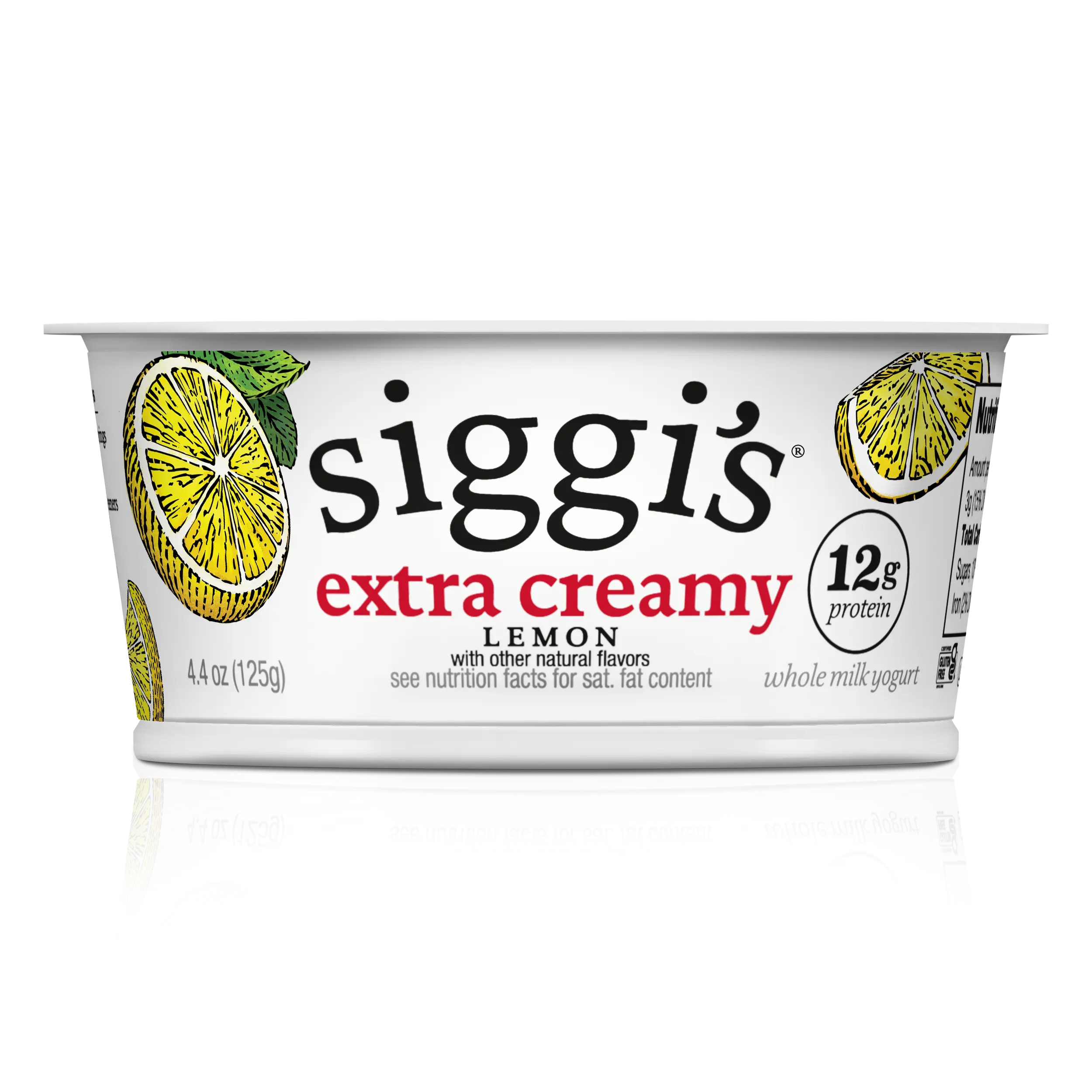 lemon whole milk skyr