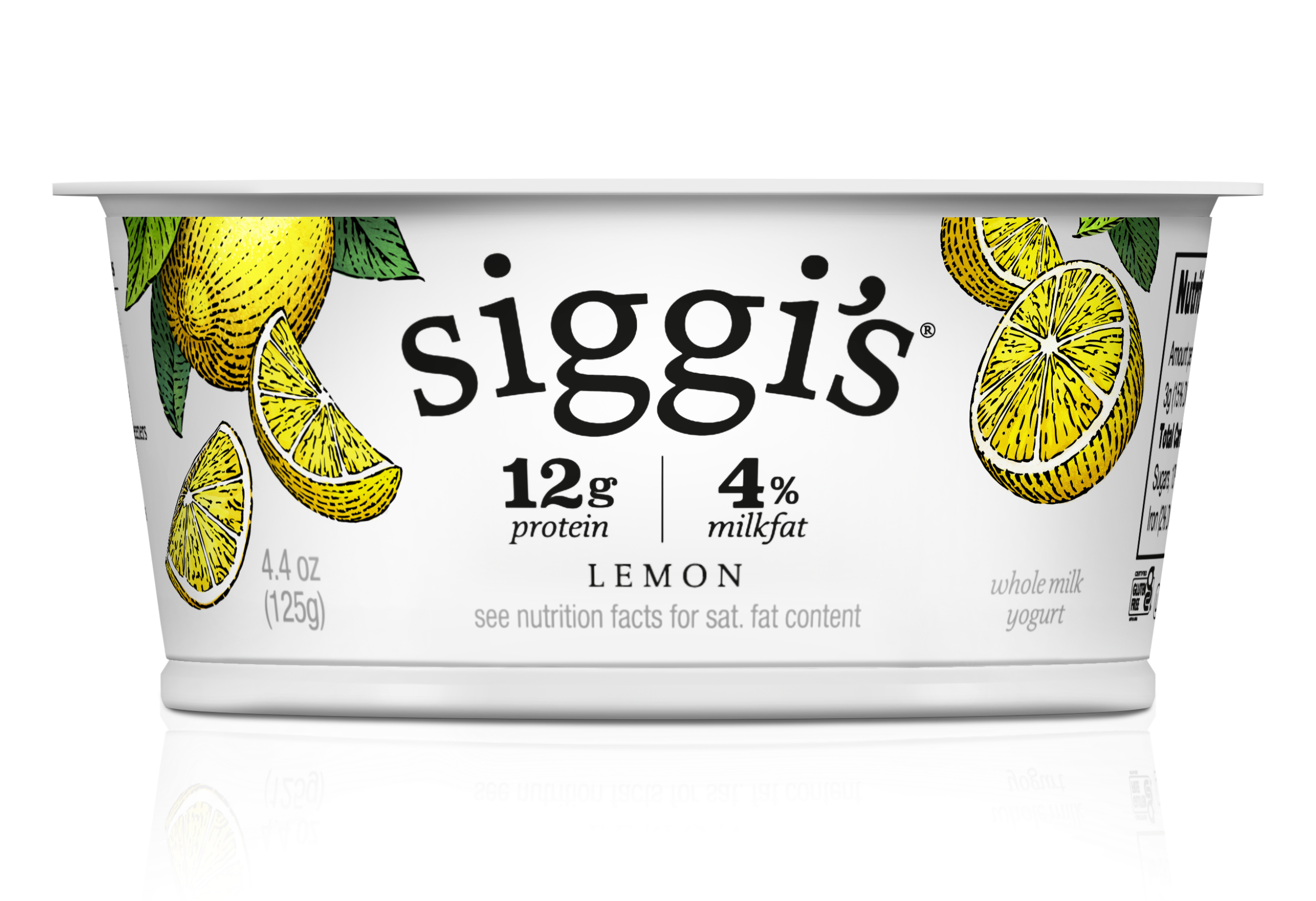 lemon whole milk skyr