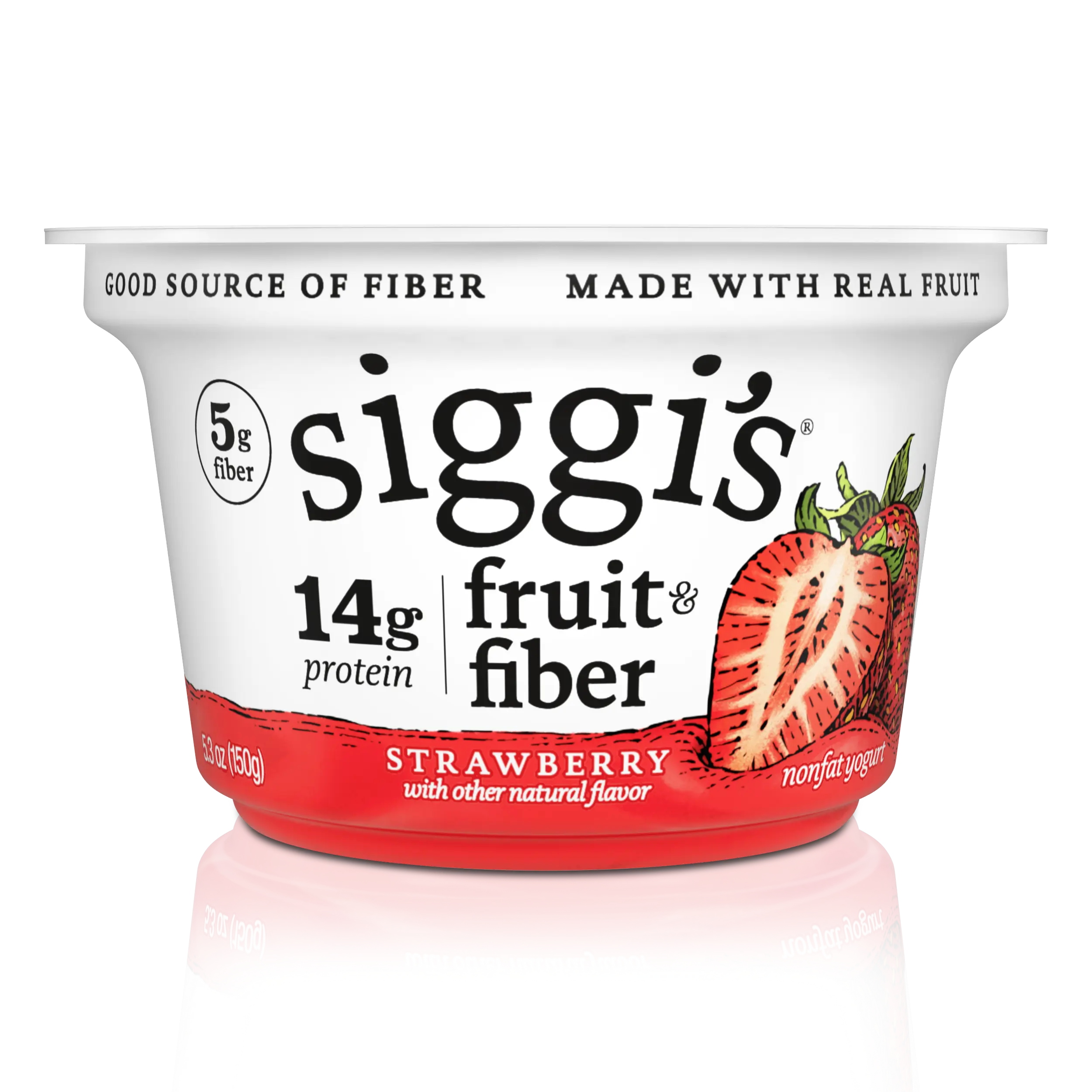 fruit & fiber strawberry nonfat skyr
