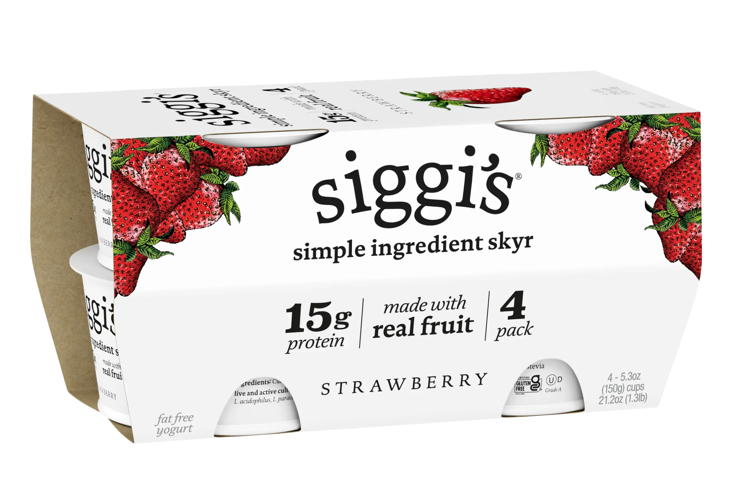 strawberry nonfat skyr multipack