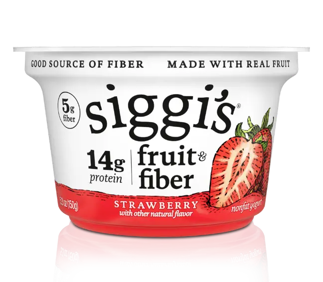 fruit & fiber strawberry nonfat skyr