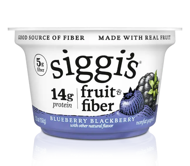 fruit & fiber blueberry blackberry nonfat skyr