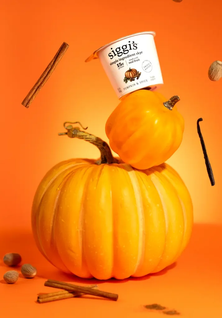 siggi's pumpkin & spice skyr is back for a limited time